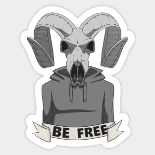 Be Free Sticker